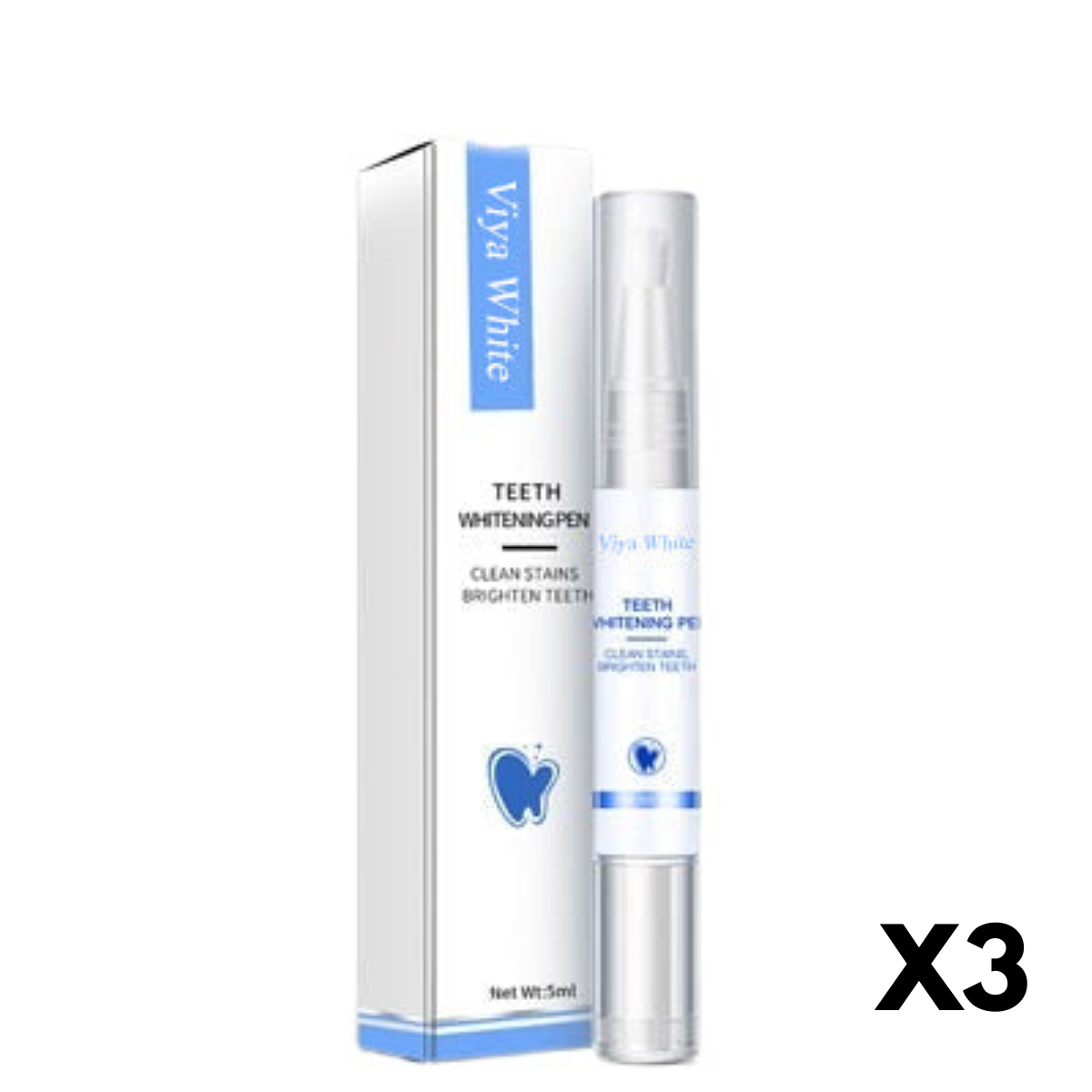 明るい笑顔のための迅速なホワイトニング