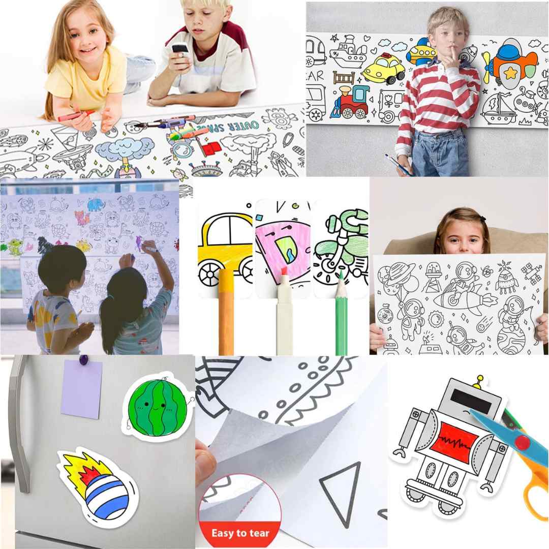 Tegnerull for barn: Frigjør kreativiteten uten grenser!