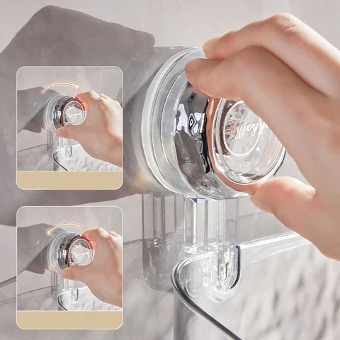 Estante de pared práctico sin perforación para baño