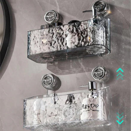 Estante de pared práctico sin perforación para baño