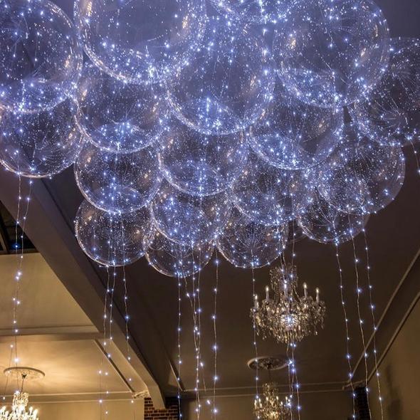 LED balóniky opakovane použiteľné na osvetlenie vašich osláv (X10)