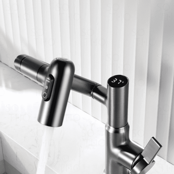 Digital faucet: save water and energy every day