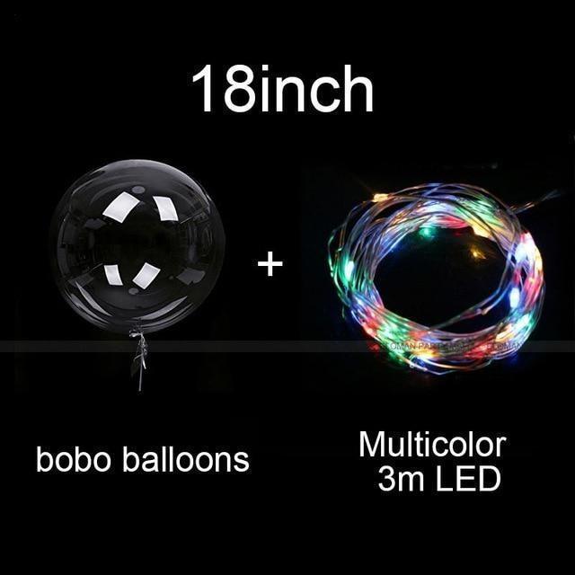 LED balóniky opakovane použiteľné na osvetlenie vašich osláv (X10)