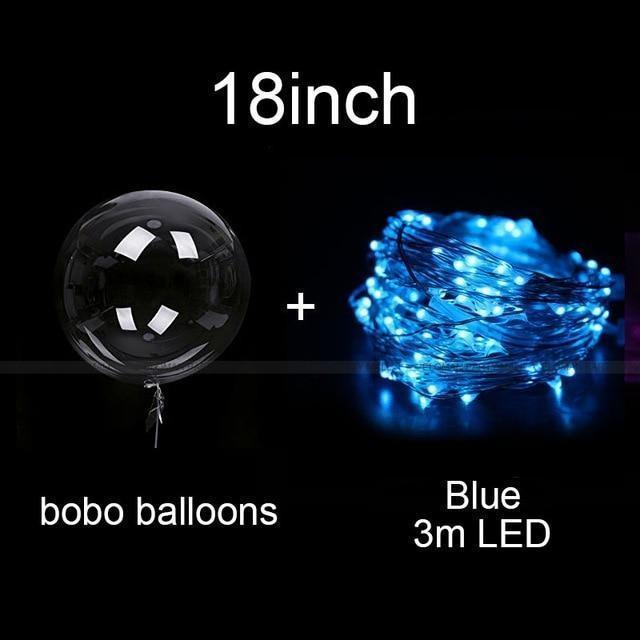 LED balóniky opakovane použiteľné na osvetlenie vašich osláv (X10)