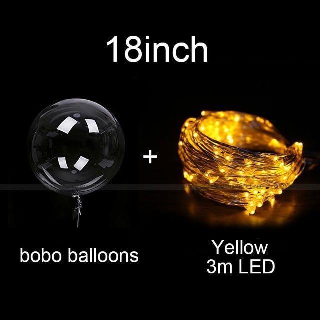 LED balóniky opakovane použiteľné na osvetlenie vašich osláv (X10)