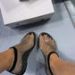 Trendy shiny sandals 